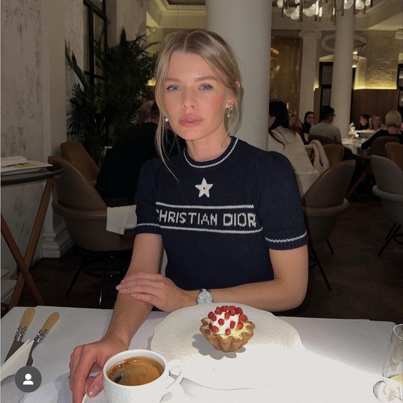 100% AUTHENTIC!!! GORGEOUS CHRISTIAN DIOR Logo Cashmere Sweater - Picture 3 of 15